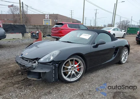 2013 Porsche Boxster S z USA, uszkodzony, nr VIN WP0CB2A88DS133283
